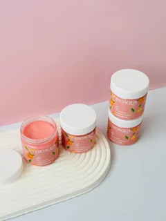 نمک بدن هلو کاسه ای